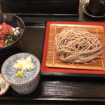 Soba Kiri Ki Uchi - 中おち丼定食：￥９００