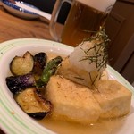 肉肉しいチーズ屋 肉バル KAWARAYA - 揚げだし豆腐