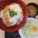 かつ丼のかつさと - かつ丼とキャベツセットランチ