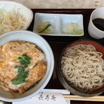 Nogizaka Choujuan - カツ丼セット 冷たい蕎麦 1,000円 税込