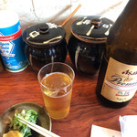 銀座 井泉 - あれ、早速ビールって…飲み納めですな。
