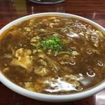 中華四川料理 天山 - 中華四川料理 天山(栃木県栃木市岩舟町静戸)酸辣湯麺(キノコ入り激辛めん)800円