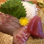 みつい食堂 - すずきととんぼしびのお刺身