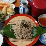 玄武洞茶屋 - 天ざる