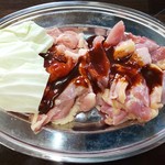 あみ焼き 鶏料理 のぼやん - あみ焼き2種定食ランチ