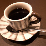 味・ma-ru - ランチのコーヒー。他にオレンジジュースが選べました。