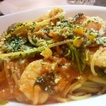 つみき - きまぐれパスタ（エビとトマトのパスタ）