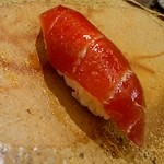 鮨 さいとう - 鮪赤身のズケ　
