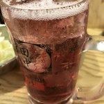 串カツ田中 - ドリンク写真:赤玉サワー。半額◎