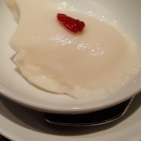 博多華都飯店 - 杏仁豆腐。これ優しい甘さで美味しい