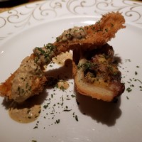 コントワール ミサゴ - 松茸のフライ、椎茸のキッシュ