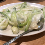 福満苑 - 青梗菜のクリーム煮