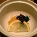 大幸庵 玄 - つきだしのイカの酢味噌和え