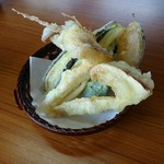 松茸山 丸光園 - 松茸天ぷら