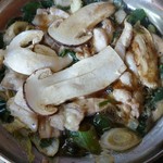 松茸山 丸光園 - 松茸なべ