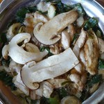 松茸山 丸光園 - 松茸なべ