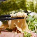 麺屋 ねむ瑠 - 村上朝日製麺の中細