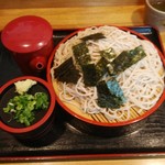 そば宏 - ざるそば大盛り、蕎麦湯