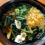 伊賀ドライブイン - 山菜そば350円