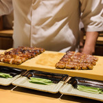 銀座 しのはら - 焼 調理終了