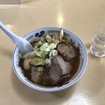 長八 - ねぎチャーシューメン760円の大盛150円に味付け玉子100円をトッピング♪