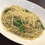 Gagomeya - ワンオーダーの
                      ホタテといんげんのがごめ昆布和風パスタ