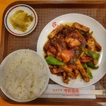 中國酒家 - 日替わりランチ（鶏のピリ辛炒め）