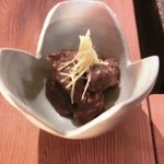 トキシラズ - 先付の鶏の肝のしぐれ煮