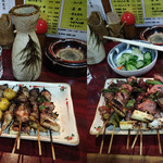 狸の焼鳥 - 久々の20本食い。しょっぺえ。ﾀﾋぬ（笑