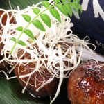 柊草 - 自然薯団子のたれ焼き