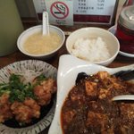 和華 - 麻婆豆腐ランチセット　890円（税込）