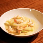 エビセロリ炒め