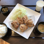 鳥さく - 唐揚げ定食 ¥500