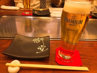 Teppan Yaka Mikata Midou - 生ビールは浴びるほど〜
