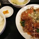 Chuukashuka Fukurou - 日替わり、油淋鶏
