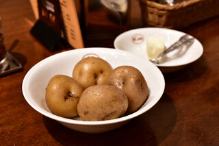 Bondy Kandajinbo Honten - 【チキンカレー・辛口@1,480円】じゃがいも（2名分）