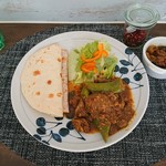sano食堂 - パキスタンカレー　マトン＆ピーマン 850円