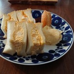 喫茶 むぎまめ舎 - たまごサンドセット（800円）