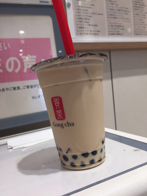 ゴンチャの飲みかけ ゴンチャ セレオ八王子店 （貢茶/Gong cha） - 八王子/ティー