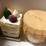 Kurioro - 季節のショートケーキ（メロン)、スリムチーズプリン