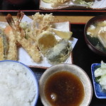 天ぷら割烹 いけだ - 天ぷら定食　2011/12
