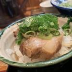 中華蕎麦 春馬 - ご飯半分で〜す