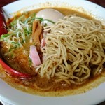 さんくるげ - たんたん麺はストレートの細麺