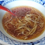 さんくるげ - ストレート麺は生醤油らぁ麺にも合います。