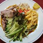 栄屋ミルクホール - 上空から　冷やし中華