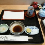 てんぷら 近藤 - セッティング