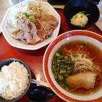 Ichiryu ramen - 豚生姜焼き定食