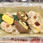 三咲羽や - 肉にぎり3種盛1,300円