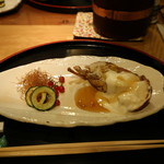 那須温泉　山楽 - 焼き物（エビ）