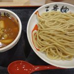 三豊麺 - 夜実食。つけ麺830円。三豊麺豊田大林店(愛知県豊田市)食彩品館.jp撮影